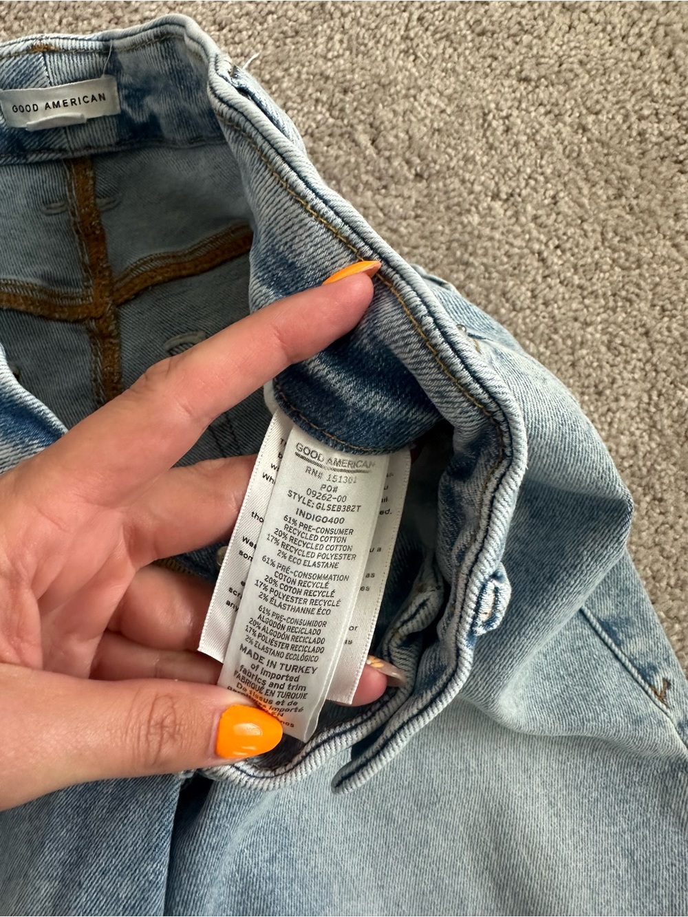 Good American straight crop jeans - Picture 4 of 6